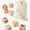 Vertbaudet 10 große Buchstaben-Würfel aus Holz FSC