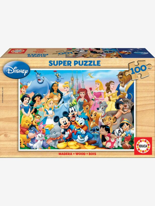 Educa 100-teiliges Super-Puzzle „Die Welt der Figuren Disney“ EDUCA