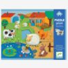 Djeco 20-teiliges Fühlpuzzle „Bauernhof“ DJECO