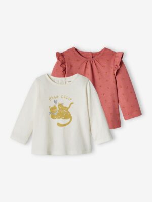 Vertbaudet 2er-Pack Baby Shirts BASIC