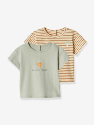 Vertbaudet 2er-Pack Baby T-Shirts