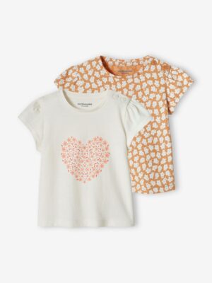 Vertbaudet 2er-Pack Baby T-Shirts BASIC