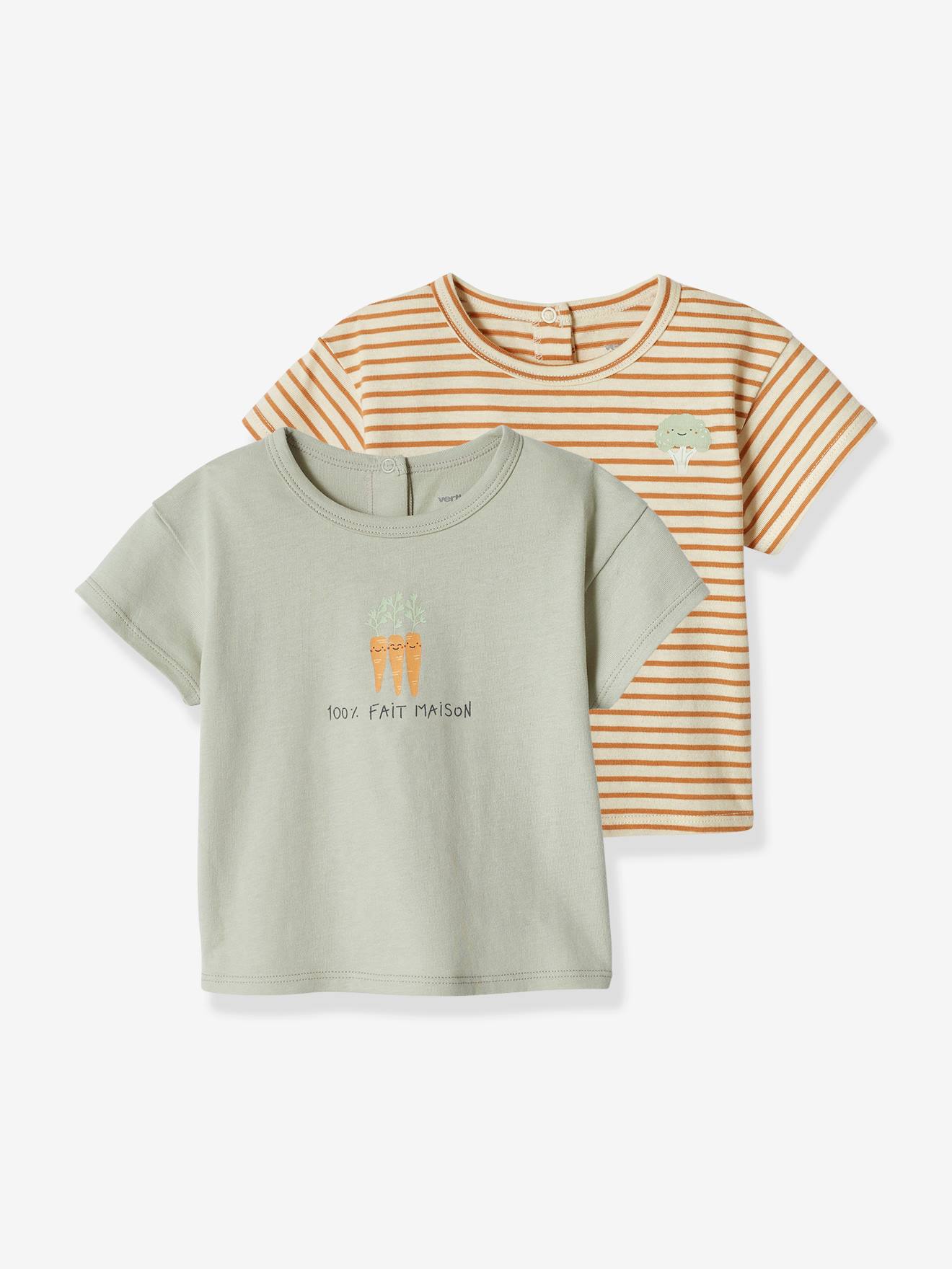 Vertbaudet 2er-Pack Baby T-Shirts