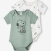 Peanuts Snoopy 2er-Pack Jungen Baby Kurzarmbodys PEANUTS  SNOOPY