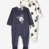 Micky Maus 2er-Pack Jungen Baby Strampler Disney MICKY MAUS