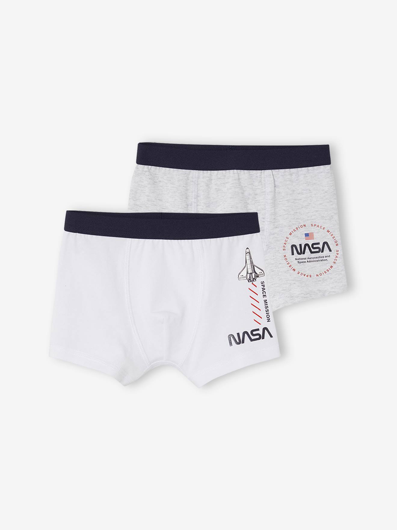 NASA 2er-Pack Jungen Boxershorts NASA