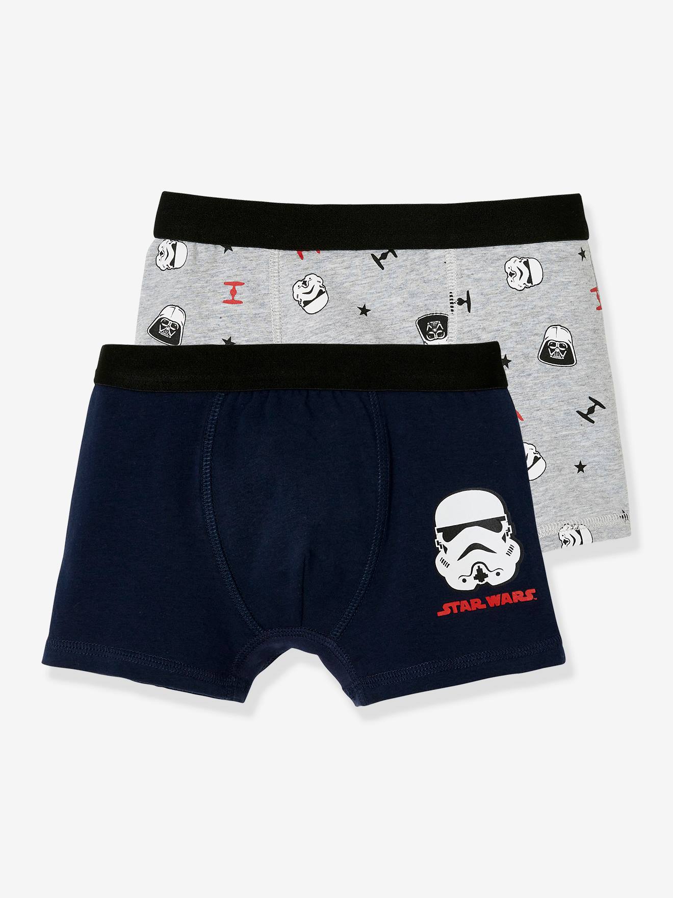 Star Wars 2er-Pack Jungen Boxershorts STAR WARS  meliert