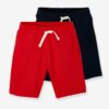 Vertbaudet 2er-Pack Jungen Sweat-Shorts BASIC Oeko-Tex