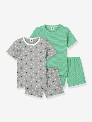 Petit Bateau 2er-Pack kurze Jungen Schlafanzüge PETIT BATEAU