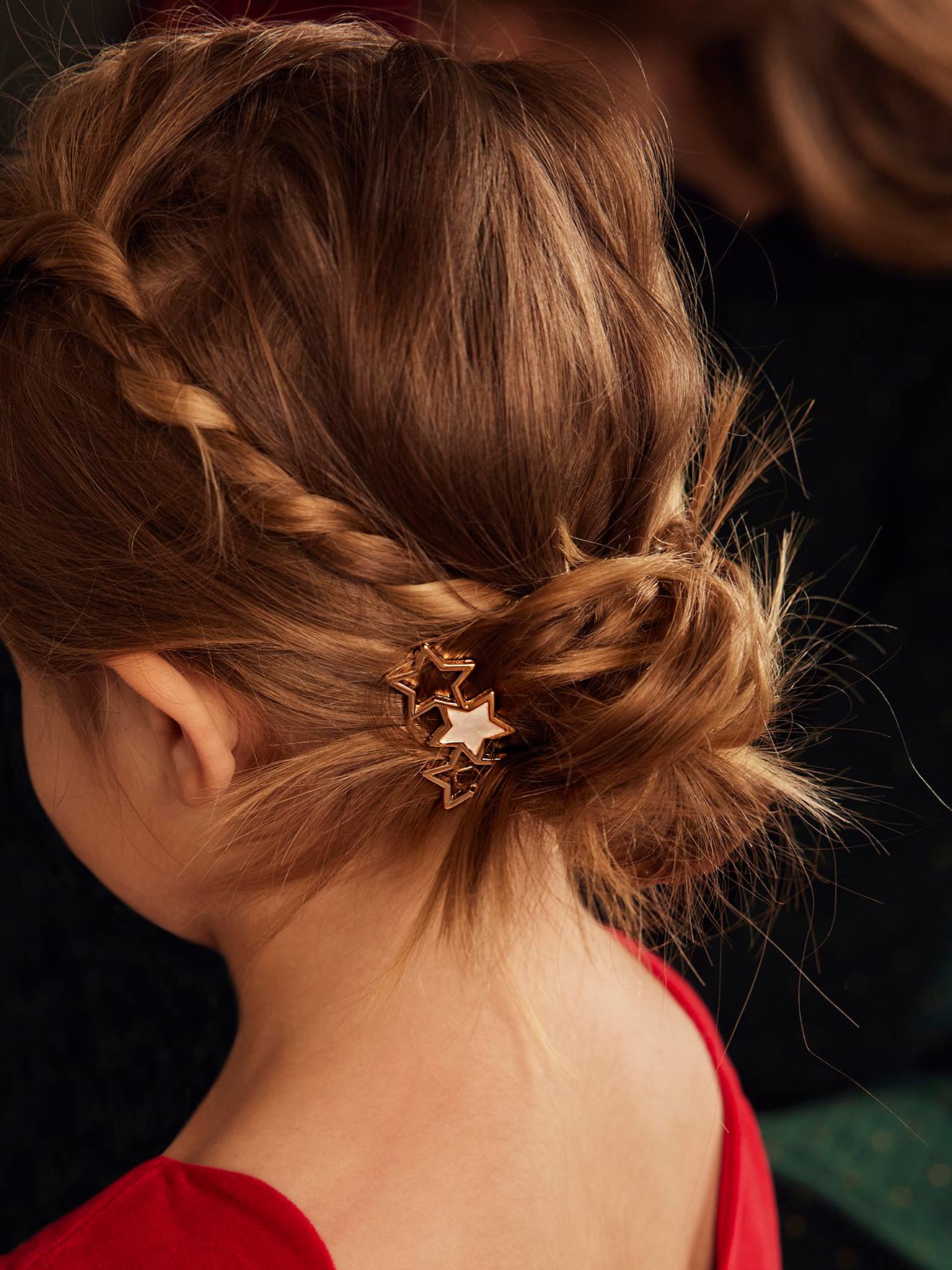 Vertbaudet 2er-Pack Mädchen Haarspangen mit Stern