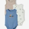 Vertbaudet 3er-Pack ärmellose Baby Bodys Oeko-Tex