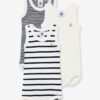 Petit Bateau 3er-Pack ärmellose Baby Bodys PETIT BATEAU