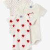 Petit Bateau 3er-Pack Baby Kurzarmbodys PETIT BATEAU