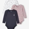 Vertbaudet 3er-Pack Baby Langarm-Bodys