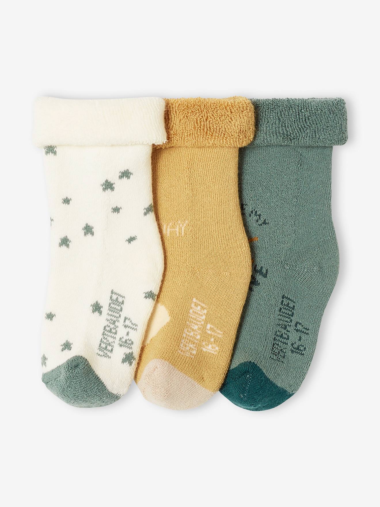 Vertbaudet 3er-Pack Baby Socken