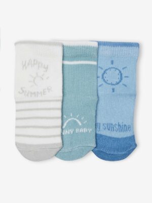 Vertbaudet 3er-Pack Baby Socken „sunny“ Oeko-Tex