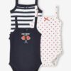 Vertbaudet 3er-Pack Baby Trägerbodys Oeko-Tex