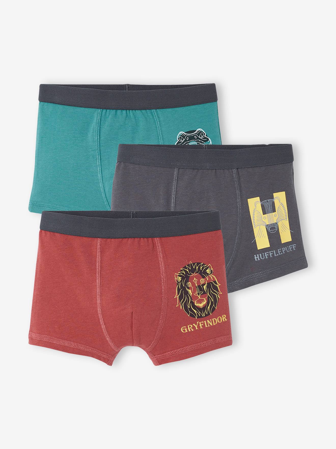 Harry Potter 3er-Pack Jungen Boxershorts HARRY POTTER Oeko-Tex