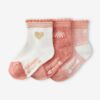 Vertbaudet 3er-Pack Mädchen Baby Socken mit Herzen  BASIC Oeko-Tex
