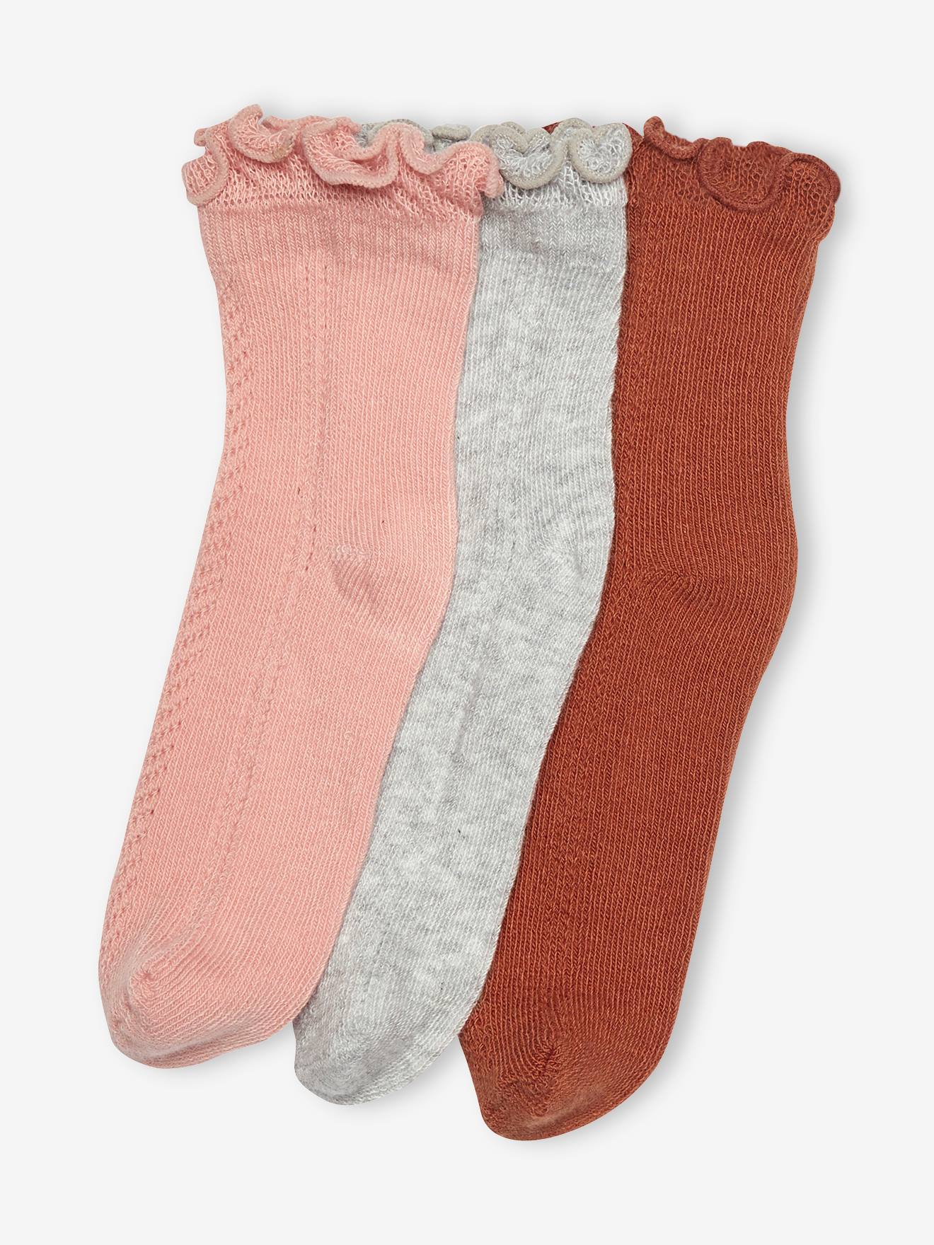 Vertbaudet 3er-Pack Mädchen Socken