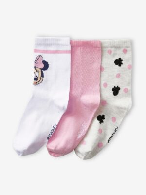Minnie Maus 3er-Pack Mädchen Socken Disney MINNIE MAUS Oeko-Tex