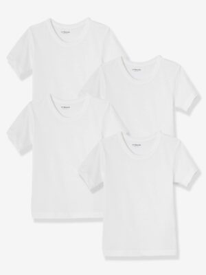 Vertbaudet 4er-Pack Kinder T-Shirts BASIC Oeko-Tex