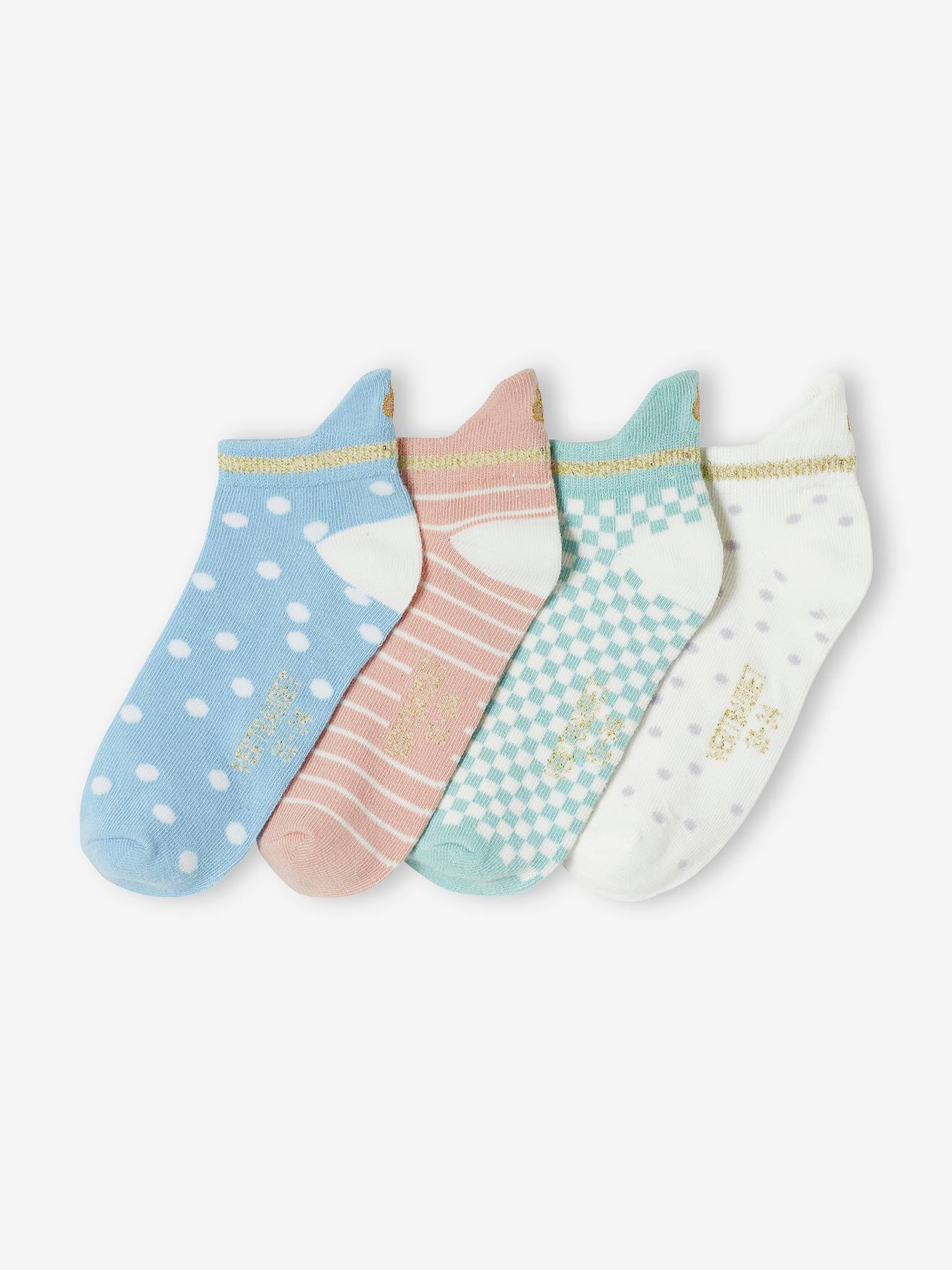 Vertbaudet 4er-Pack Mädchen Socken Oeko-Tex