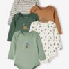 Vertbaudet 5er-Pack Baby Langarm-Bodys