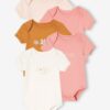Vertbaudet 5er-Pack Baby Schlupf-Bodys Oeko-Tex hell