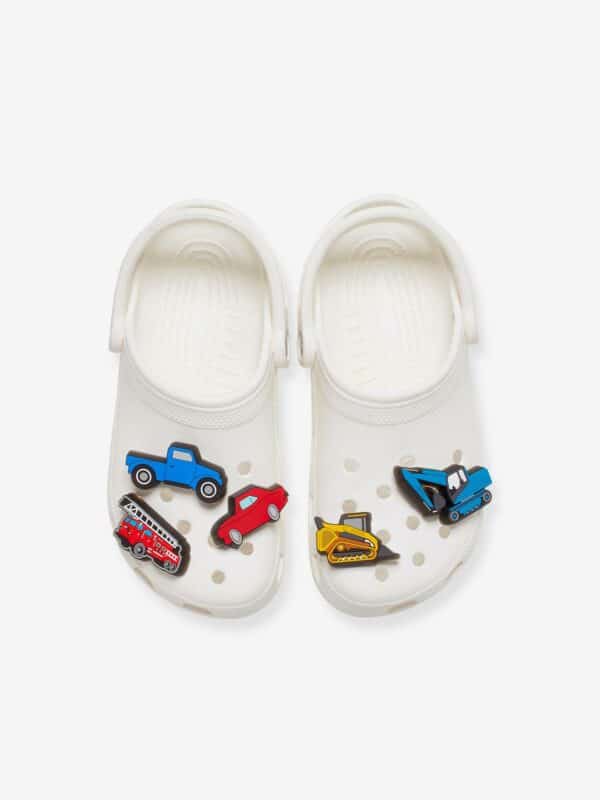 Crocs 5er-Pack Kinder Schuhanstecker „Lights Up Cars Trucks“ Jibbitz CROCS