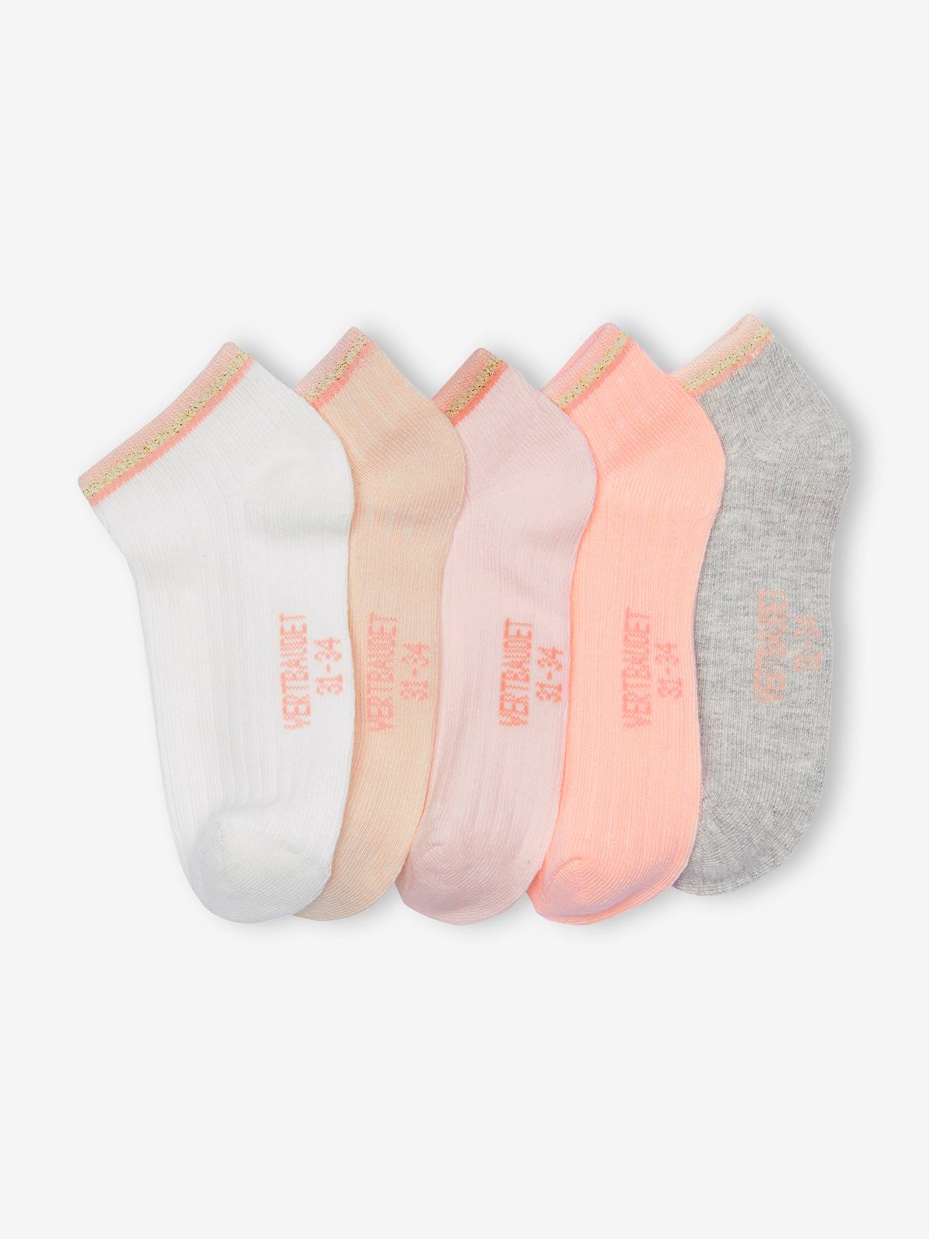 Vertbaudet 5er-Pack Mädchen Socken BASIC Oeko-Tex