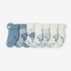 Vertbaudet 7er-Pack Baby Socken mit Stern und Fuchs BASIC Oeko-Tex