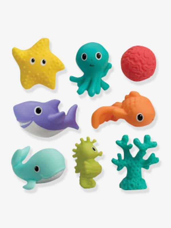 Infantino 8er-Set Badewannentiere INFANTINO