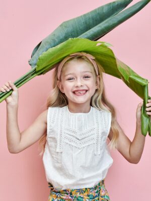 Vertbaudet Ärmellose Mädchen Bluse