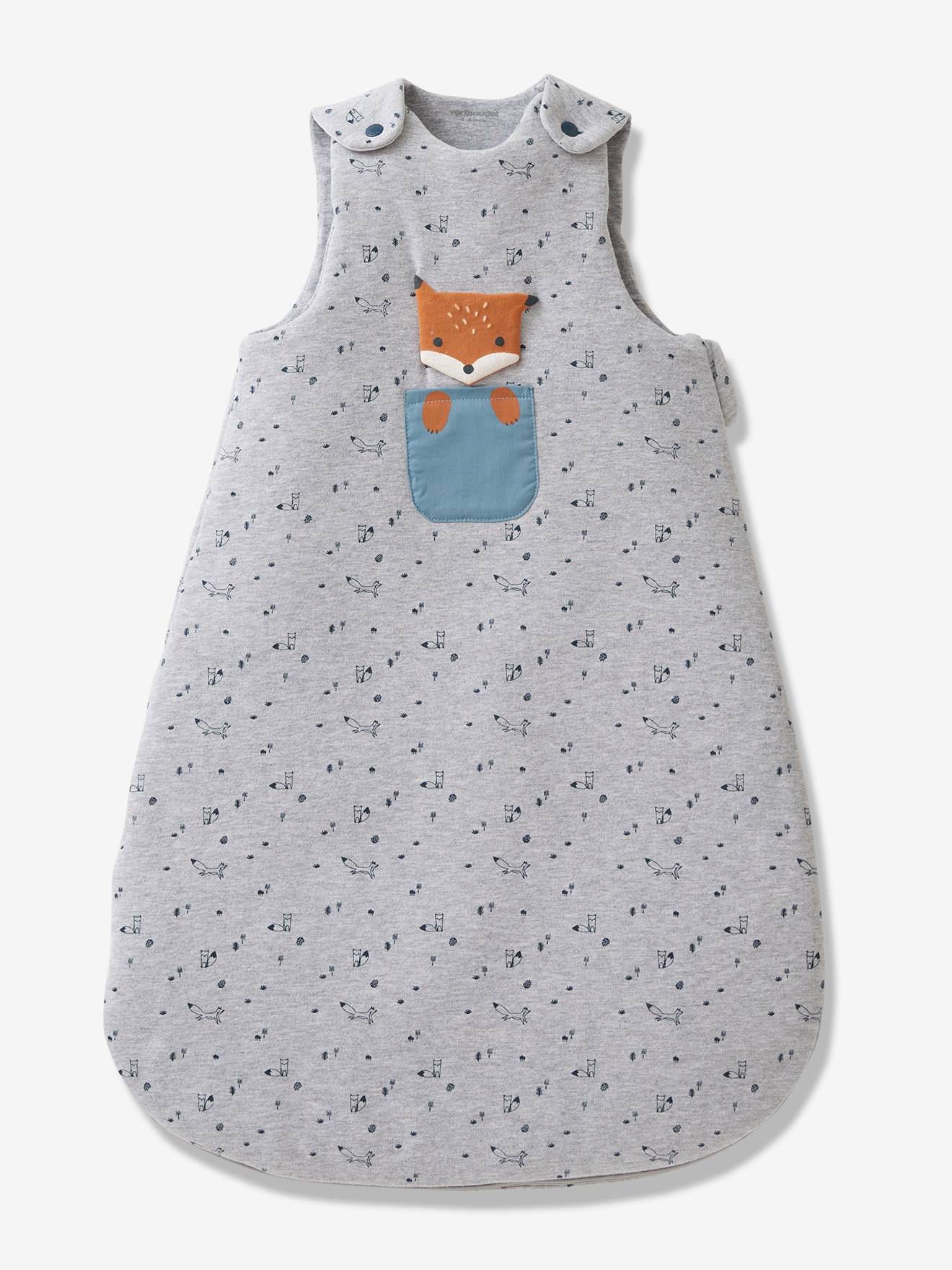 Vertbaudet Ärmelloser Baby Schlafsack „Baby Fox“ Oeko-Tex