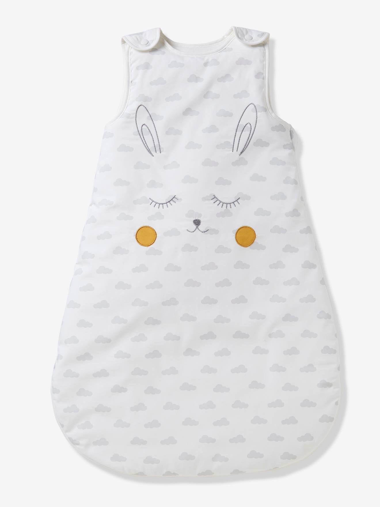 Vertbaudet Ärmelloser Baby Schlafsack „Hase“ Oeko-Tex