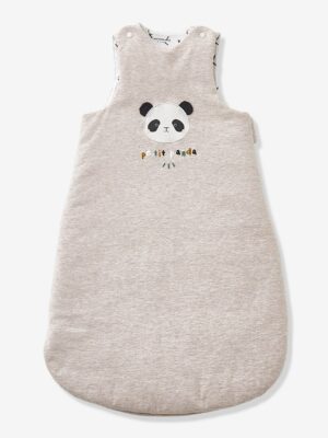 Vertbaudet Ärmelloser Baby Schlafsack „Kleiner Panda“ Oeko-Tex