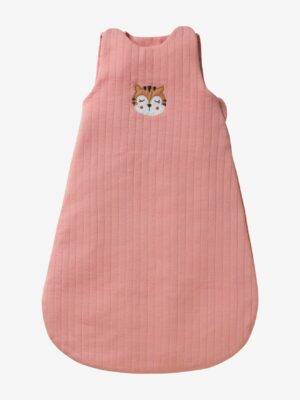 Vertbaudet Ärmelloser Baby Sommer-Schlafsack „Animals“ Oeko-Tex