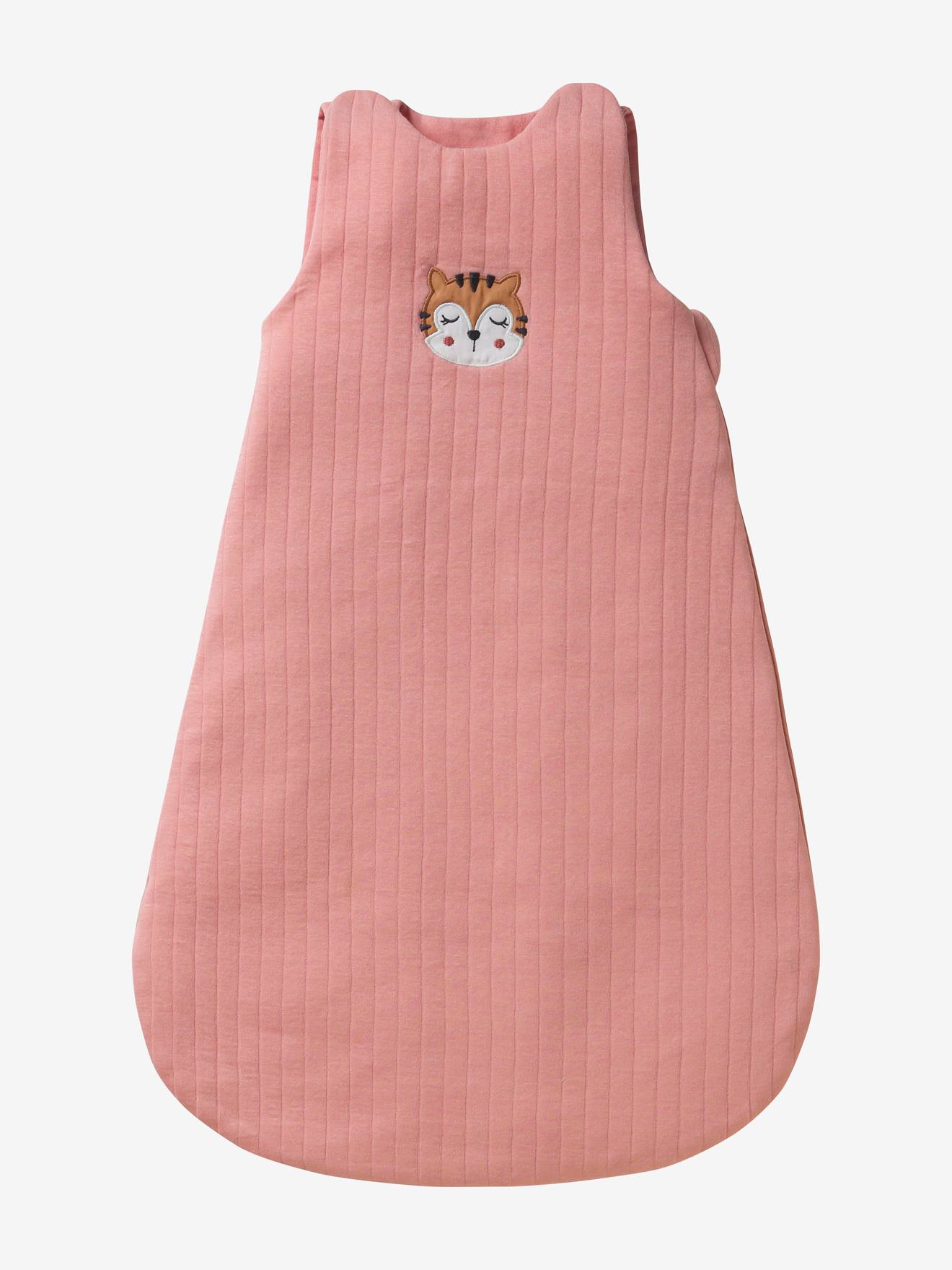 Vertbaudet Ärmelloser Baby Sommer-Schlafsack „Animals“ Oeko-Tex