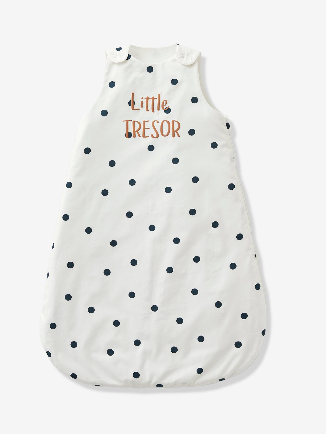 Vertbaudet Ärmelloser Baby Sommerschlafsack „Little Tresor“