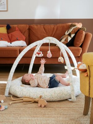 Vertbaudet Baby Activity-Decke mit Spielbögen „Florettes“