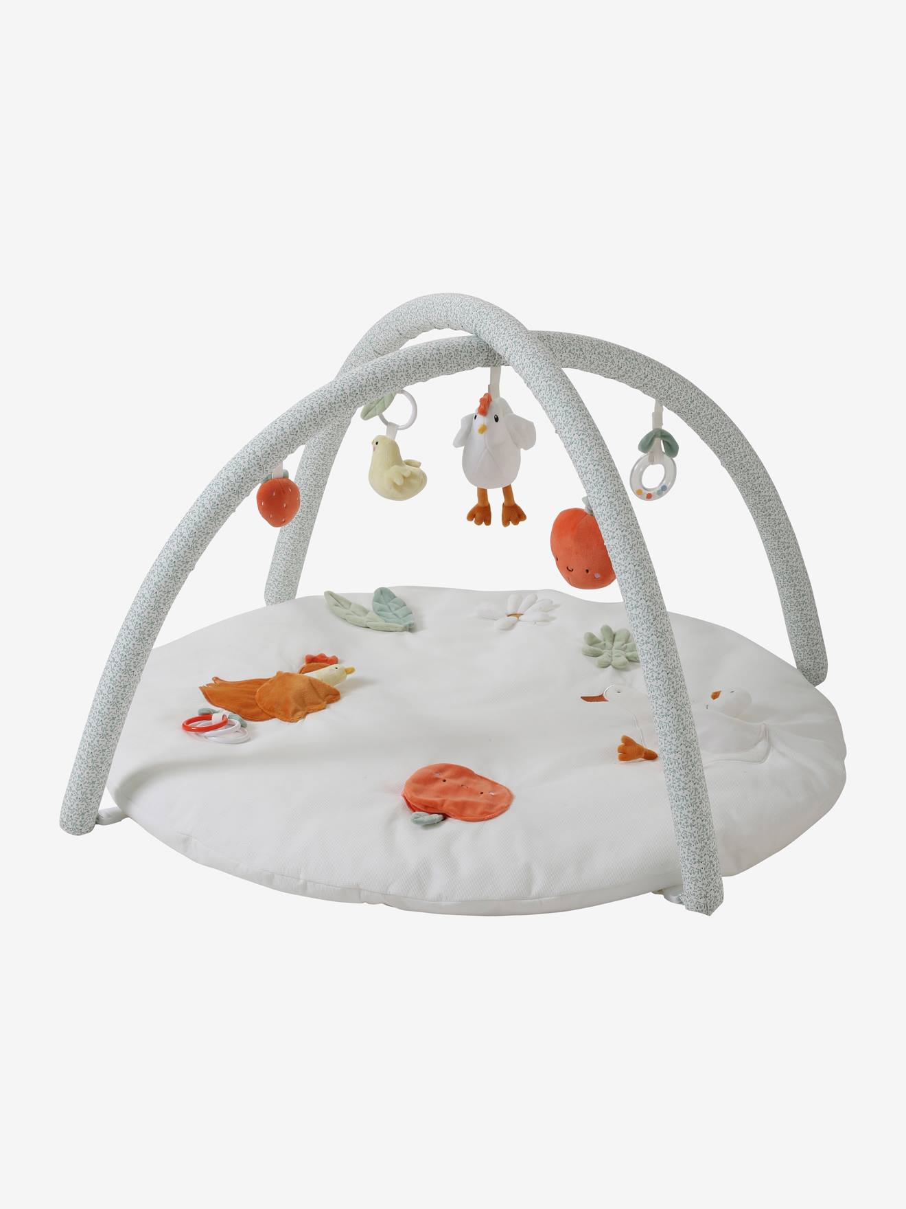 Vertbaudet Baby Activity-Decke mit Spielbögen „Lovely Farm“