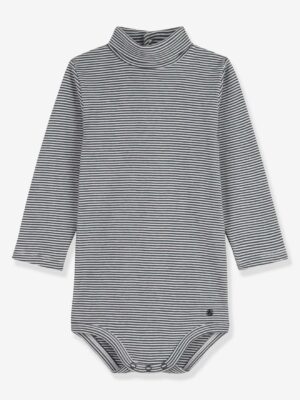 Petit Bateau Baby Body mit Rollkragen PETIT BATEAU