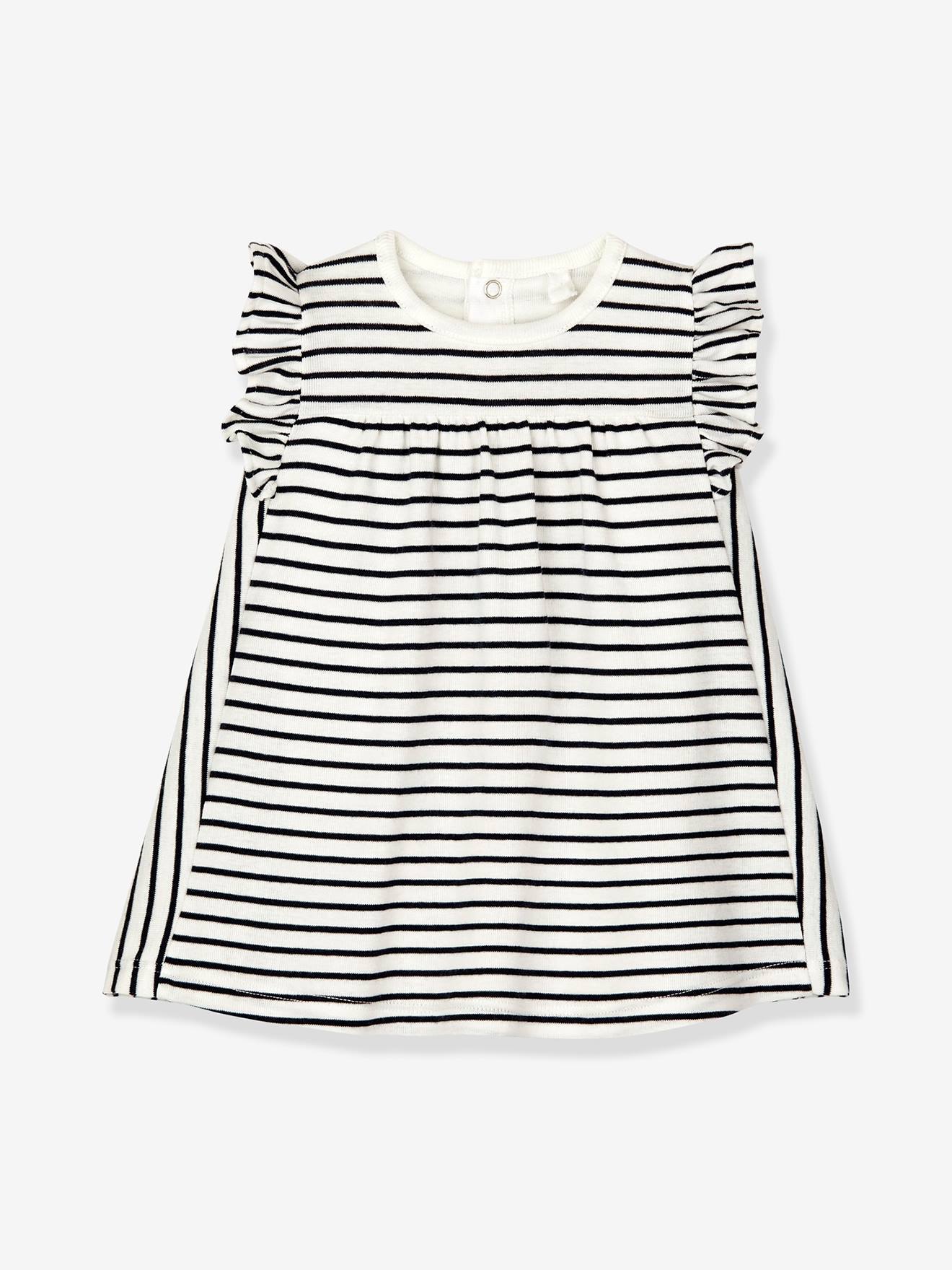 Petit Bateau Baby Bodykleid aus Bio-Baumwolle PETIT BATEAU