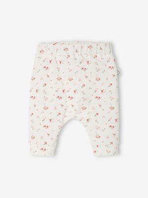 Vertbaudet Baby Hose für Neugeborene BASIC Oeko-Tex  blumen