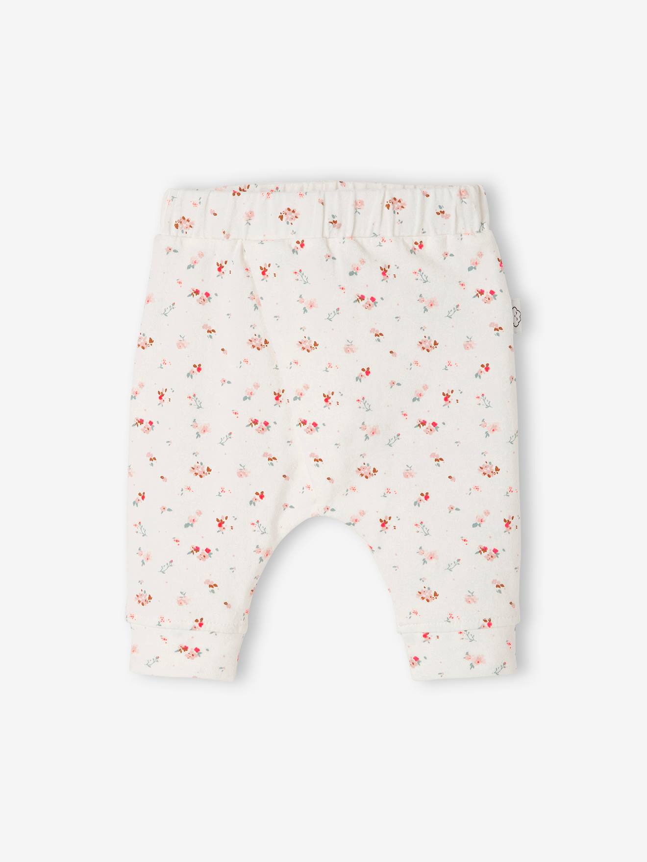 Vertbaudet Baby Hose für Neugeborene BASIC Oeko-Tex  blumen