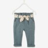 Vertbaudet Baby Hose mit Stoffgürtel