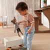 Vertbaudet Baby Jeans mit Hosenträgern