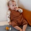 Vertbaudet Baby Latzhose für Neugeborene