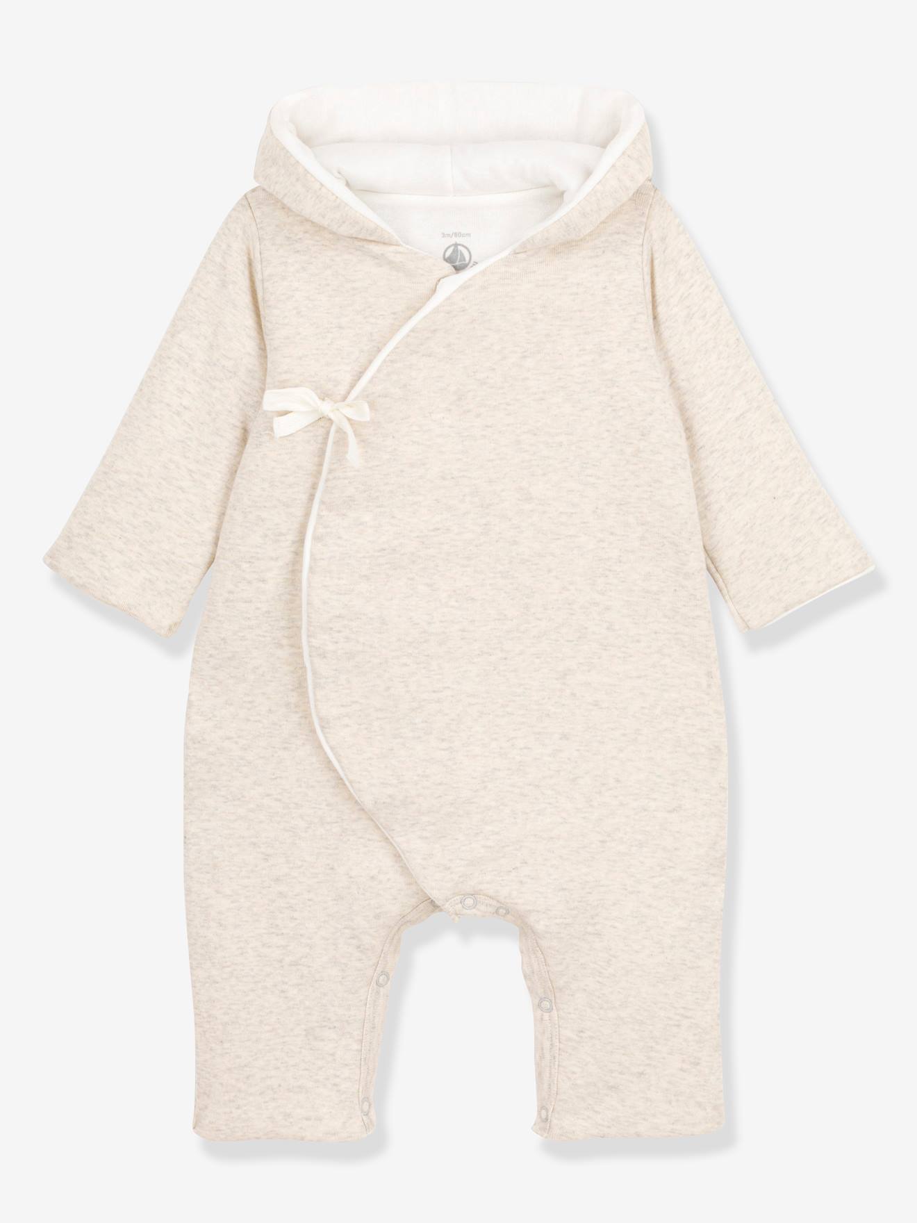 Petit Bateau Baby Overall mit Kapuze PETIT BATEAU